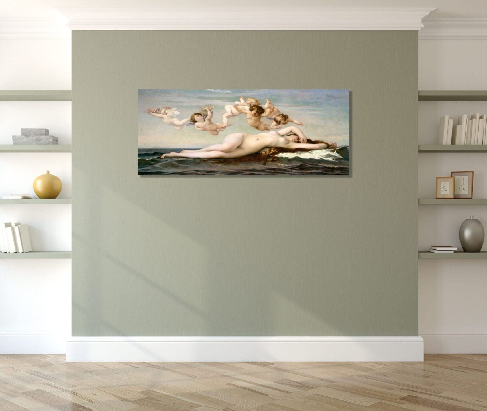 Kan ik een infrarood paneel uitrusten met een foto of kunstwerk?