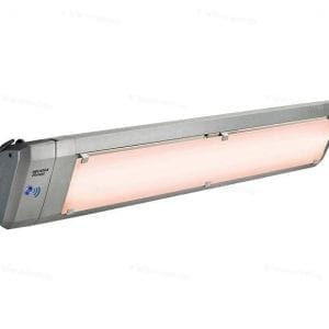 Heliosa 99.3 - snoer 150 met filterglas - Zilver 4000 Watt