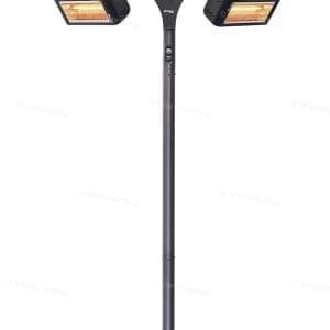 Heliosa 993 - Snoer 400 cm - 3000 watt - Antraciet
